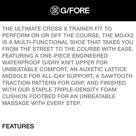 G/FORE MG4X2 HYBRID GOLF CROSS TRAINER - Twilight - Picture 13 of 15